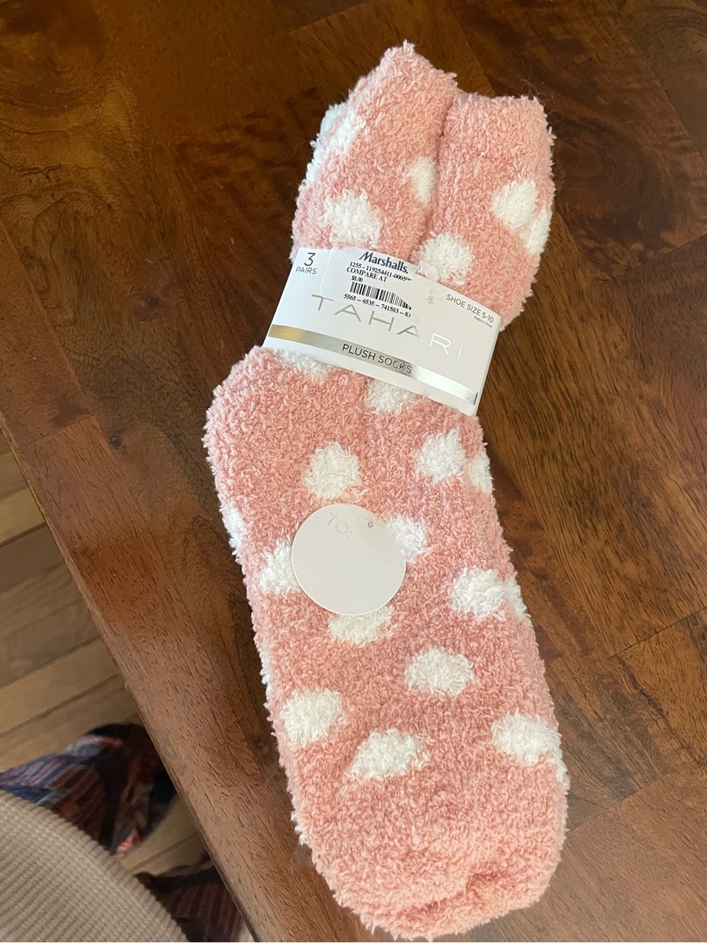 New Tahari Socks Women’s 3 Pair Cozy Plush Socks Casual Soft Activewear Classic